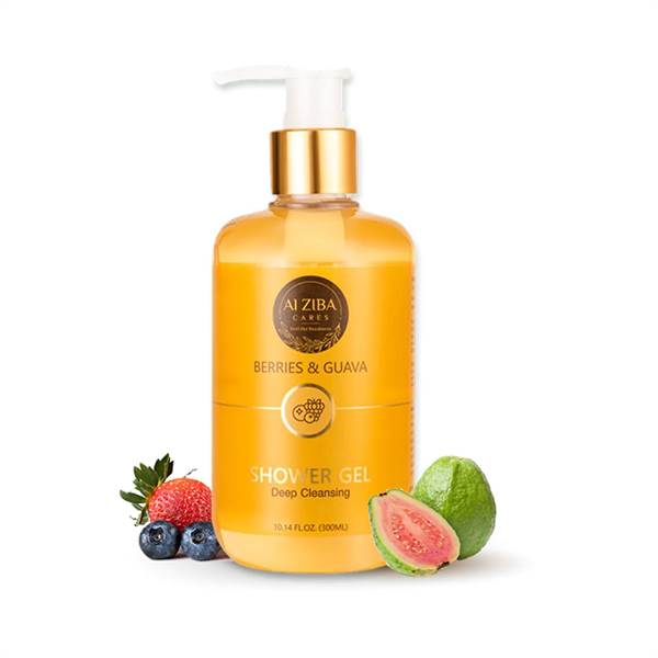 Alziba Cares Berries & Guava Deep Cleansing Shower Gel Body Wash